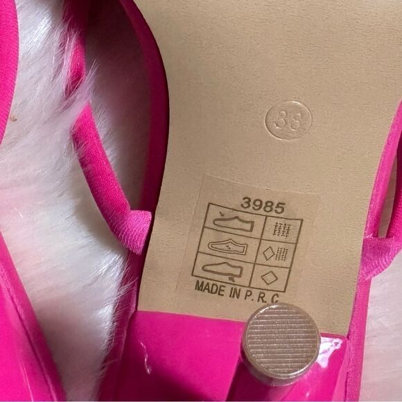 Pink Elegant Heels with Strappy Design - Picture 4 of 7